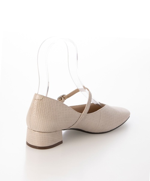 enchanted(エンチャンテッド)の「本革Vカットスクエアメリージェーンパンプス(パンプス・レディース・ライトブラック/シルバーグレー/ブラック・38/37/36/35/41/40/39)」の5枚目の写真