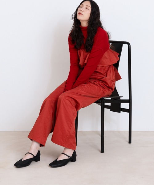 enchanted(エンチャンテッド)の「本革Vカットスクエアメリージェーンパンプス(パンプス・レディース・ライトブラック/シルバーグレー/ブラック・38/37/36/35/41/40/39)」の16枚目の写真