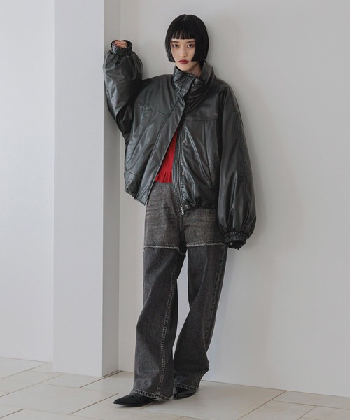 LOWRYS FARM(ローリーズファーム)の「ワイドストレートデニム 532505(デニムパンツ・レディース・ブラック/グレー/インディゴブルー/ブルー・SMALL/MEDIUM/LARGE)」の7枚目の写真