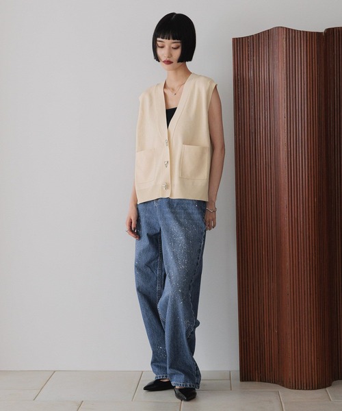 LOWRYS FARM(ローリーズファーム)の「ワイドストレートデニム 532505(デニムパンツ・レディース・ブラック/グレー/インディゴブルー/ブルー・SMALL/MEDIUM/LARGE)」の12枚目の写真