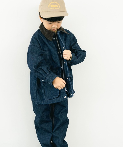 LOWRYS FARM(ローリーズファーム)の「デニムハンティングジャケット 570485(デニムジャケット・キッズ・ブルー・110cm/120cm/130cm/140cm/150cm)」の7枚目の写真