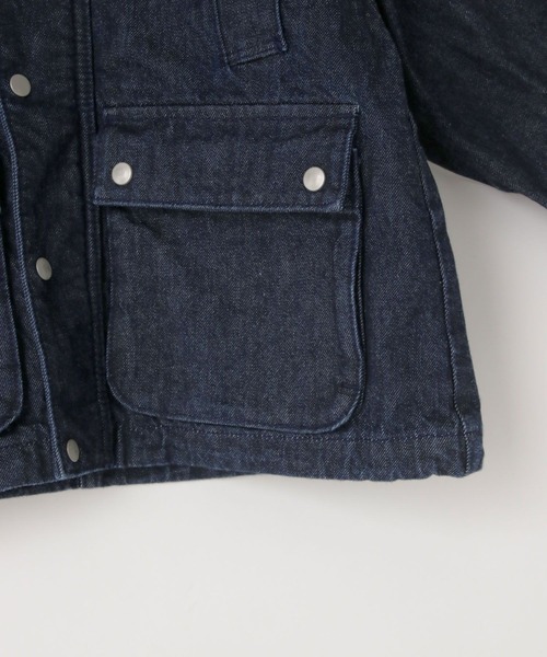 LOWRYS FARM(ローリーズファーム)の「デニムハンティングジャケット 570485(デニムジャケット・キッズ・ブルー・110cm/120cm/130cm/140cm/150cm)」の18枚目の写真