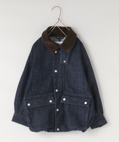 LOWRYS FARM(ローリーズファーム)の「デニムハンティングジャケット 570485(デニムジャケット・キッズ・ブルー・110cm/120cm/130cm/140cm/150cm)」の14枚目の写真