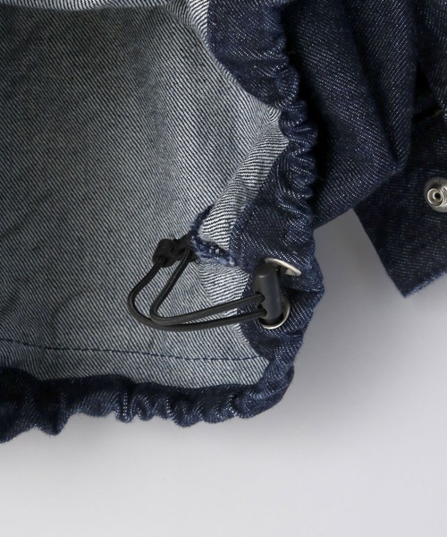 LOWRYS FARM(ローリーズファーム)の「デニムハンティングジャケット 570485(デニムジャケット・キッズ・ブルー・110cm/120cm/130cm/140cm/150cm)」の12枚目の写真