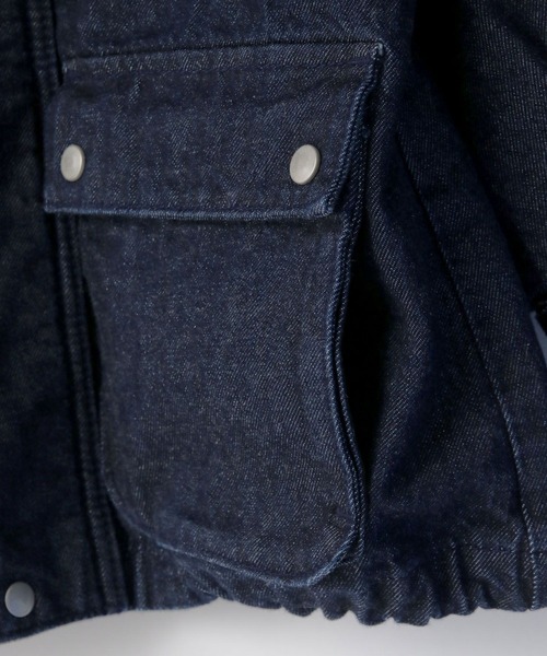 LOWRYS FARM(ローリーズファーム)の「デニムハンティングジャケット 570485(デニムジャケット・キッズ・ブルー・110cm/120cm/130cm/140cm/150cm)」の9枚目の写真