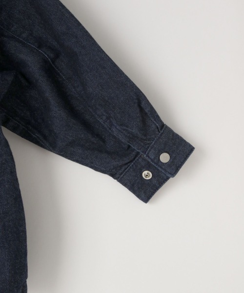 LOWRYS FARM(ローリーズファーム)の「デニムハンティングジャケット 570485(デニムジャケット・キッズ・ブルー・110cm/120cm/130cm/140cm/150cm)」の8枚目の写真