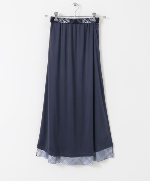 SENSE OF PLACE by URBAN RESEARCH(センスオブプレイスバイアーバンリサーチ)の「シアーチェックスカート(スカート・レディース・ブラウン系その他/ブルー系その他・ONE)」の16枚目の写真
