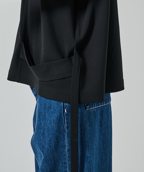 STUDIOUS（ステュディオス）の「【SHAREEF】NO SLEEVE TEE（タンクトップ・メンズ・ホワイト/ブラック・1/2）」の7枚目の写真