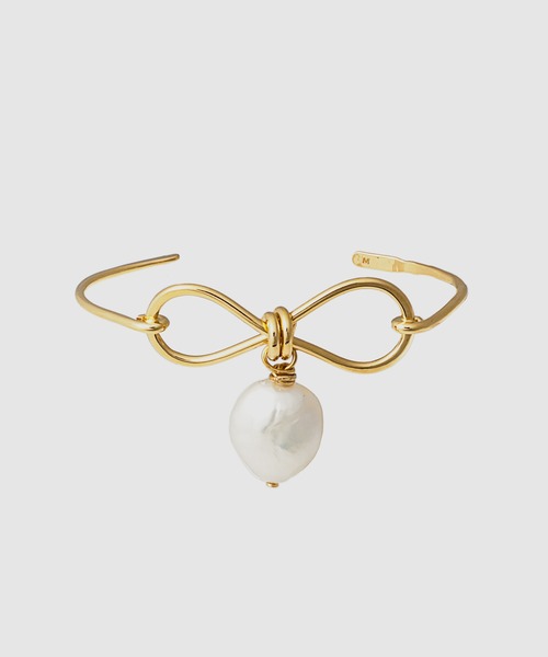 MARNI(マルニ)の「PEARL / リボンブレスレット(ブレスレット・レディース・ゴールド・M)」の1枚目の写真
