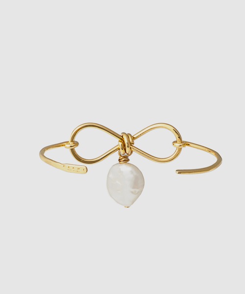 MARNI(マルニ)の「PEARL / リボンブレスレット(ブレスレット・レディース・ゴールド・M)」の2枚目の写真
