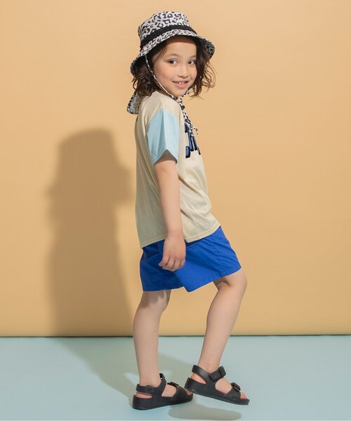 BREEZE（ブリーズ）の「【撥水加工/UVカット】水陸両用アクティブアウトドアハット（ハット・キッズ・オレンジ/キナリ/ネイビー/ラベンダー・56/52/50/54）」の5枚目の写真