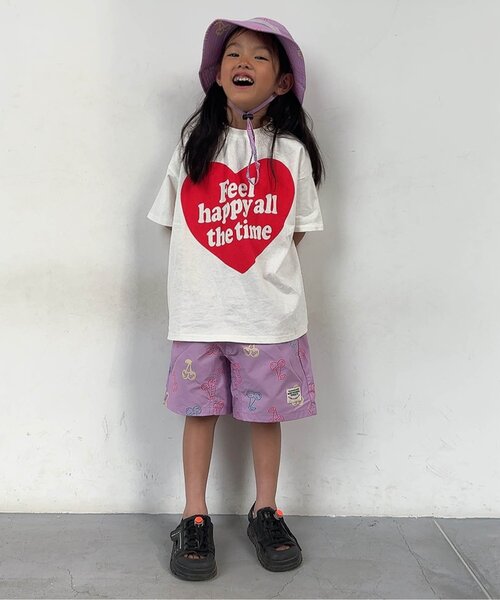 BREEZE（ブリーズ）の「【撥水加工/UVカット】水陸両用アクティブアウトドアハット（ハット・キッズ・オレンジ/キナリ/ネイビー/ラベンダー・56/52/50/54）」の10枚目の写真