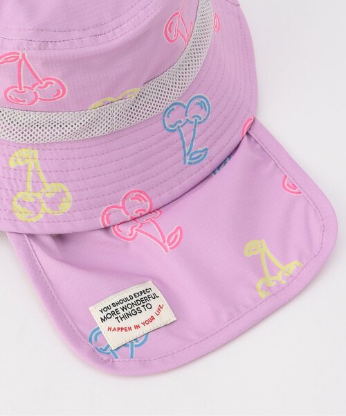 BREEZE（ブリーズ）の「【撥水加工/UVカット】水陸両用アクティブアウトドアハット（ハット・キッズ・オレンジ/キナリ/ネイビー/ラベンダー・56/52/50/54）」の15枚目の写真