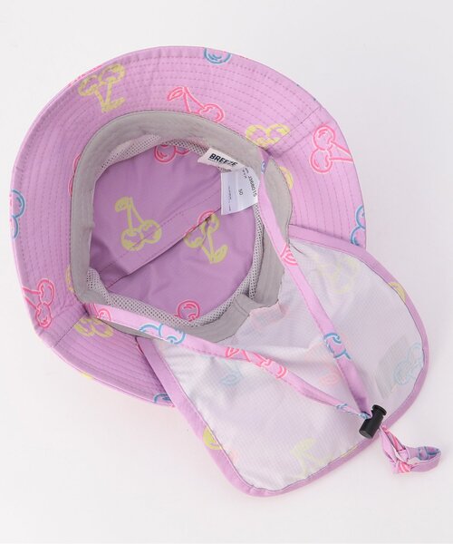 BREEZE（ブリーズ）の「【撥水加工/UVカット】水陸両用アクティブアウトドアハット（ハット・キッズ・オレンジ/キナリ/ネイビー/ラベンダー・56/52/50/54）」の16枚目の写真