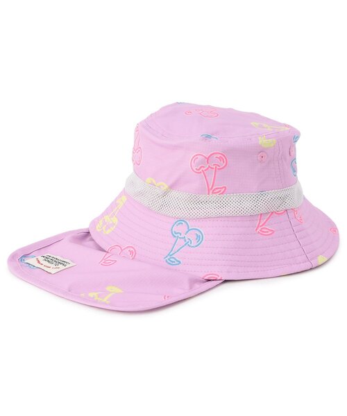 BREEZE（ブリーズ）の「【撥水加工/UVカット】水陸両用アクティブアウトドアハット（ハット・キッズ・オレンジ/キナリ/ネイビー/ラベンダー・56/52/50/54）」の22枚目の写真