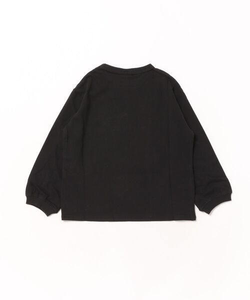 ZERO standerd（ゼロスタンダード）の「ゼロスタンダード UNDER　ロングＴシャツ（Tシャツ/カットソー・キッズ・サンドベージュ/チャコールグレー/ブラック・110cm/120cm/130cm/140cm/150cm/160cm/100cm）」の15枚目の写真