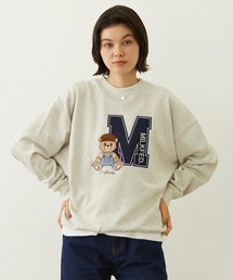 SUMIKKOGURASHI × MILKFED. スウェット　ベージュ 103241012003-0.jpg