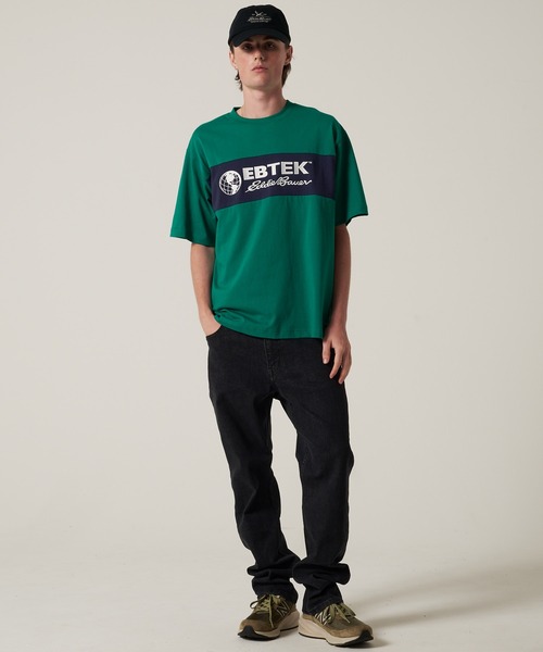 Eddie Bauer(エディーバウアー)の「EBTEK パネル Tシャツ(Tシャツ/カットソー・メンズ・オレンジ/ホワイト/ブラック/グリーン・L/XL/M/S)」の13枚目の写真