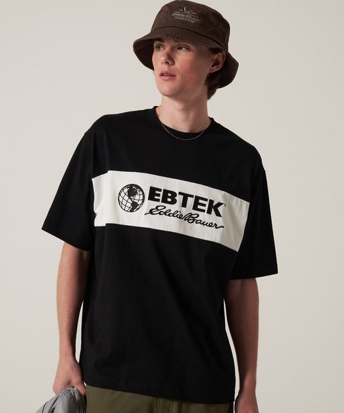 Eddie Bauer(エディーバウアー)の「EBTEK パネル Tシャツ(Tシャツ/カットソー・メンズ・オレンジ/ホワイト/ブラック/グリーン・L/XL/M/S)」の10枚目の写真