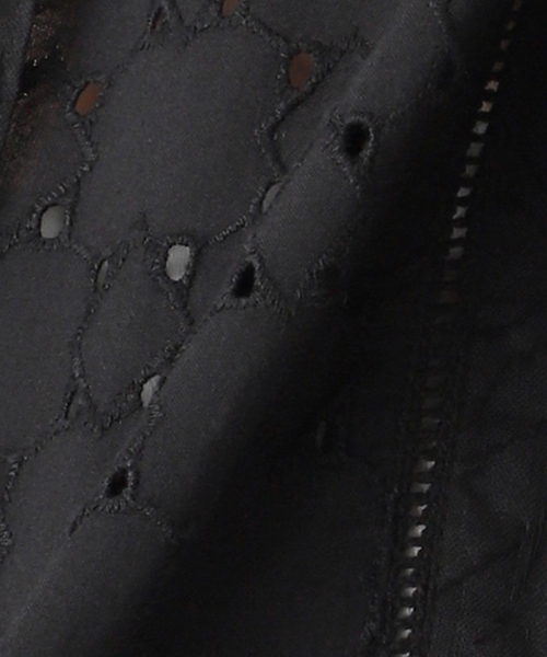 Simplicite（サンプリシテ）の「手洗い可 / ジャカードシフリーL/Sワンピース（ワンピース・レディース・ブラック/オレンジ・FREE）」の22枚目の写真