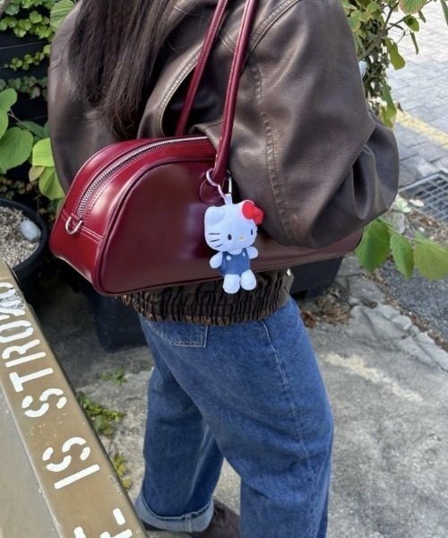 LAC-VERT（ラック・ヴェール）の「横長ショルダーバッグ（ショルダーバッグ・レディース・ブラック/ボルドー・FREE）」の16枚目の写真