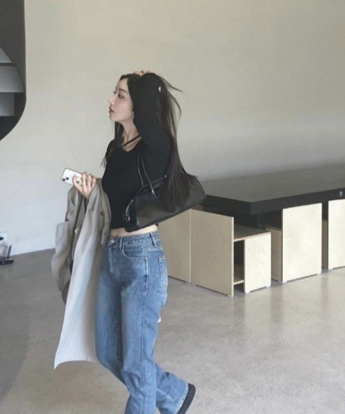 LAC-VERT（ラック・ヴェール）の「横長ショルダーバッグ（ショルダーバッグ・レディース・ブラック/ボルドー・FREE）」の21枚目の写真