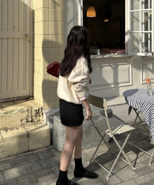 LAC-VERT（ラック・ヴェール）の「横長ショルダーバッグ（ショルダーバッグ・レディース・ブラック/ボルドー・FREE）」の9枚目の写真