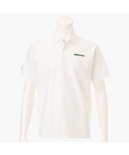 BRIEFING（ブリーフィング）の「【BRIEFING GOLF／ブリーフィングゴルフ】MEN’S EARTH POLO （リラックスフィット（ポロシャツ・メンズ・ホワイト/ブラック/オリーブ・M/L/S/XL）」の2枚目の写真