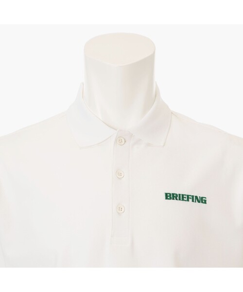 BRIEFING（ブリーフィング）の「【BRIEFING GOLF／ブリーフィングゴルフ】MEN’S EARTH POLO （リラックスフィット（ポロシャツ・メンズ・ホワイト/ブラック/オリーブ・M/L/S/XL）」の6枚目の写真