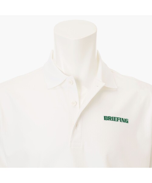 BRIEFING（ブリーフィング）の「【BRIEFING GOLF／ブリーフィングゴルフ】MEN’S EARTH POLO （リラックスフィット（ポロシャツ・メンズ・ホワイト/ブラック/オリーブ・M/L/S/XL）」の7枚目の写真