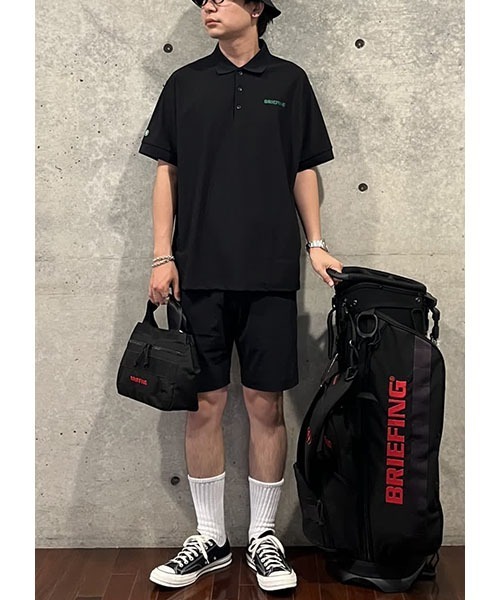 BRIEFING（ブリーフィング）の「【BRIEFING GOLF／ブリーフィングゴルフ】MEN’S EARTH POLO （リラックスフィット（ポロシャツ・メンズ・ホワイト/ブラック/オリーブ・M/L/S/XL）」の4枚目の写真