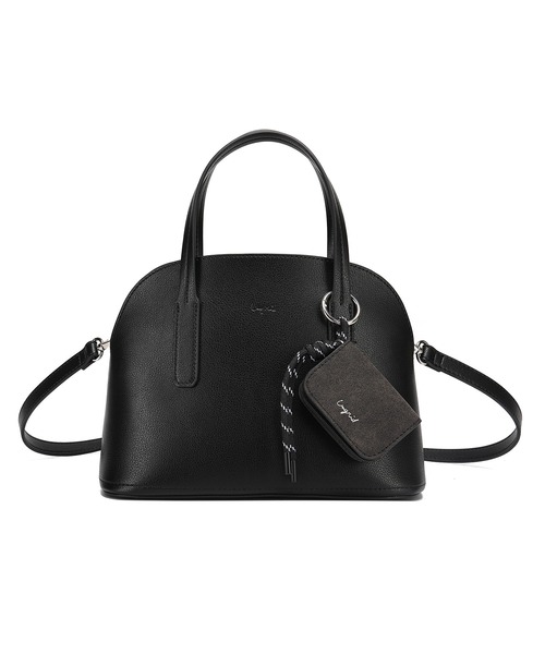 Ungrid（アングリッド）の「【Ungrid/アングリッド】　ケースチャーム付　軽量ミニハンドバッグ（ハンドバッグ・レディース・ベージュ/ブラック/キャメル/ダークブラウン・FREE）」の9枚目の写真