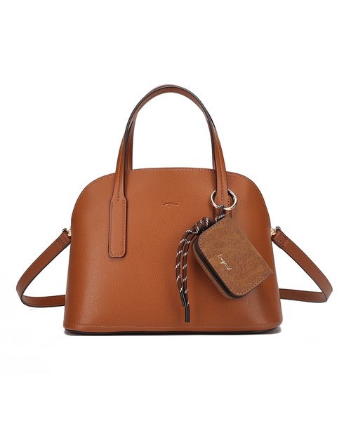 Ungrid（アングリッド）の「【Ungrid/アングリッド】　ケースチャーム付　軽量ミニハンドバッグ（ハンドバッグ・レディース・ベージュ/ブラック/キャメル/ダークブラウン・FREE）」の12枚目の写真