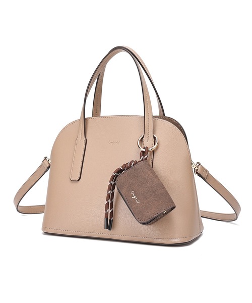 Ungrid（アングリッド）の「【Ungrid/アングリッド】　ケースチャーム付　軽量ミニハンドバッグ（ハンドバッグ・レディース・ベージュ/ブラック/キャメル/ダークブラウン・FREE）」の20枚目の写真