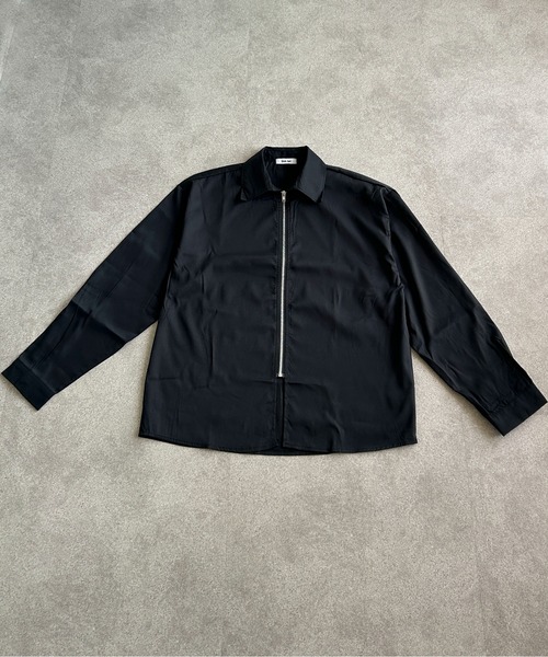 link lot(リンクロット)の「ビッグカラーZIP無地シャツ(シャツ/ブラウス・メンズ・ホワイト/ブラック・M)」の13枚目の写真