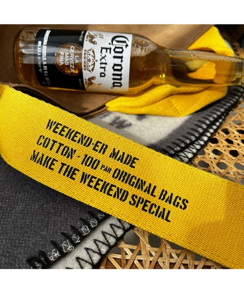 GLOBAL FORME CONCRETE（グローバルフォルムコンクリート）の「【WEEKEND(ER)】FADE CANVAS 2WAY TOTE（ショルダーバッグ・メンズ・ネイビー/ブラウン/ナチュラル/ブラック・FREE）」の21枚目の写真