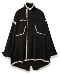 amok(AN)HAND KNITTING MILITARY COAT(bYR[g)