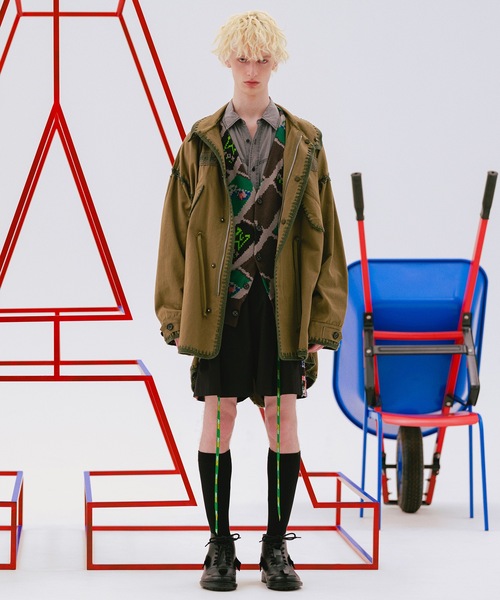 HAND KNITTING MILITARY COAT（モッズコート）｜amok（アモク）の
