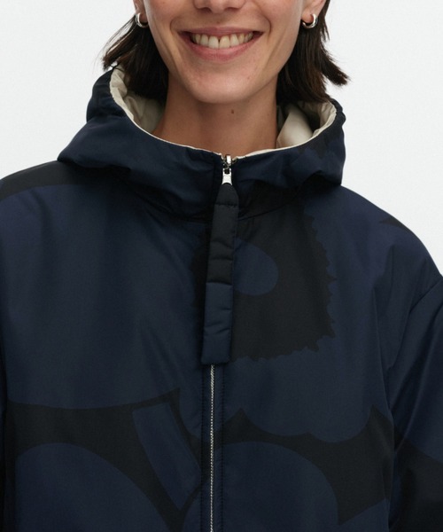 Vektori unikko / reversible coat（その他アウター）｜marimekko