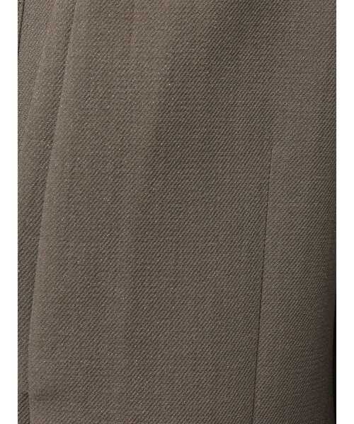 TONAL(トーナル)の「ラメツイルノーカラージャケット(テーラードジャケット・レディース・チャコールグレー/ダークブラウン・MEDIUM)」の17枚目の写真