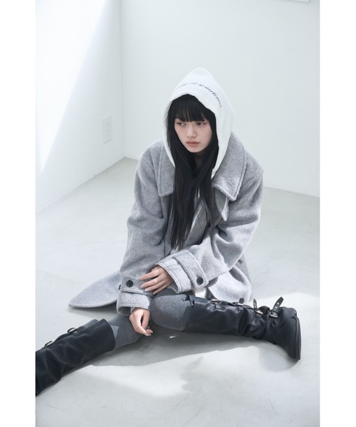 セール】Middle shaggy coat/ミドルシャギーコート（その他アウター