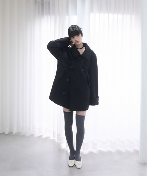 【完売品 新品未使用】smyeon スミョン ミドルシャギーコート Middle shaggy coat/ミドルシャギーコート（その他アウター）｜Smyeon