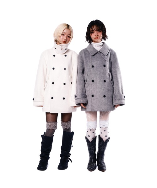 Middle shaggy coat/ミドルシャギーコート（その他アウター）｜Smyeon