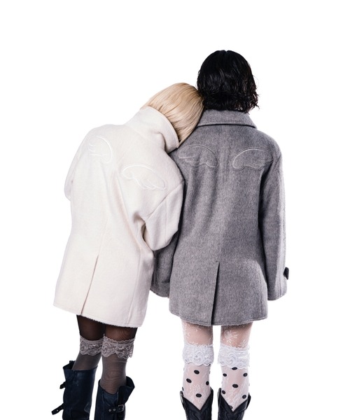 Smyeon(スミョン)の「Middle shaggy coat/ミドルシャギーコート(その他アウター・レディース・ブラック/グレー/オフホワイト・FREE)」の18枚目の写真