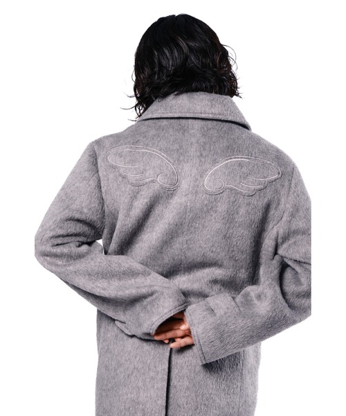 Smyeon(スミョン)の「Middle shaggy coat/ミドルシャギーコート(その他アウター・レディース・ブラック/グレー/オフホワイト・FREE)」の20枚目の写真
