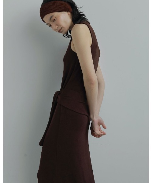 anuke(アンヌーク)の「anuke Layered Onepiece(ワンピース・レディース・グレー/ブラウン・36/38)」の4枚目の写真