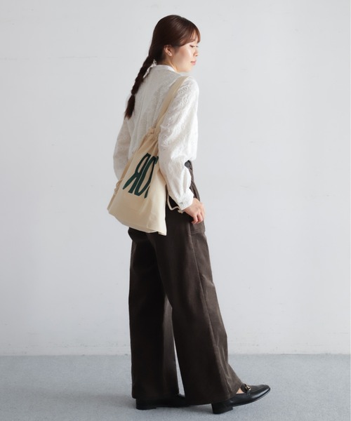 NOMBRE IMPAIR（ノンブルアンペール）の「コットンペイズリー刺繍　スキッパーブラウス（シャツ/ブラウス・レディース・ホワイト・FREE）」の8枚目の写真