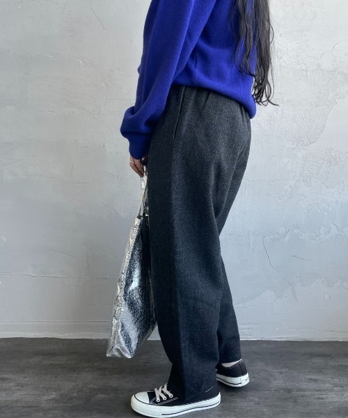 DANTON（ダントン）の「[DANTON/ダントン] リファインウール イージーパンツ（その他パンツ・レディース・グレー/ブラック・36）」の6枚目の写真