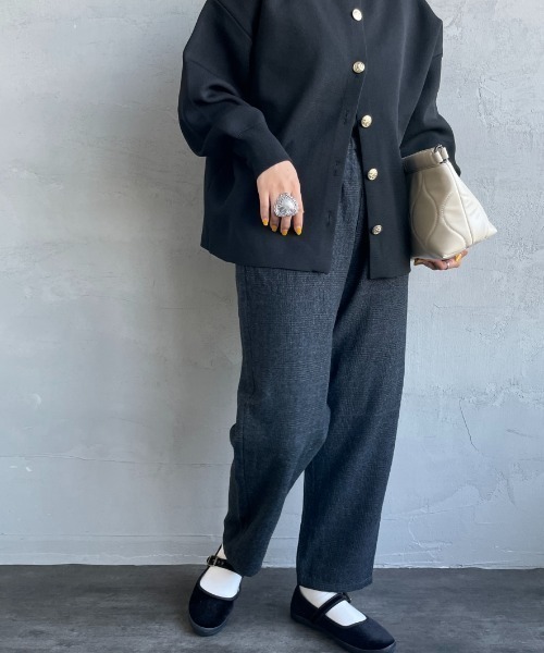 DANTON（ダントン）の「[DANTON/ダントン] リファインウール イージーパンツ（その他パンツ・レディース・グレー/ブラック・36）」の15枚目の写真