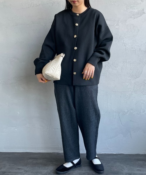 DANTON（ダントン）の「[DANTON/ダントン] リファインウール イージーパンツ（その他パンツ・レディース・グレー/ブラック・36）」の16枚目の写真